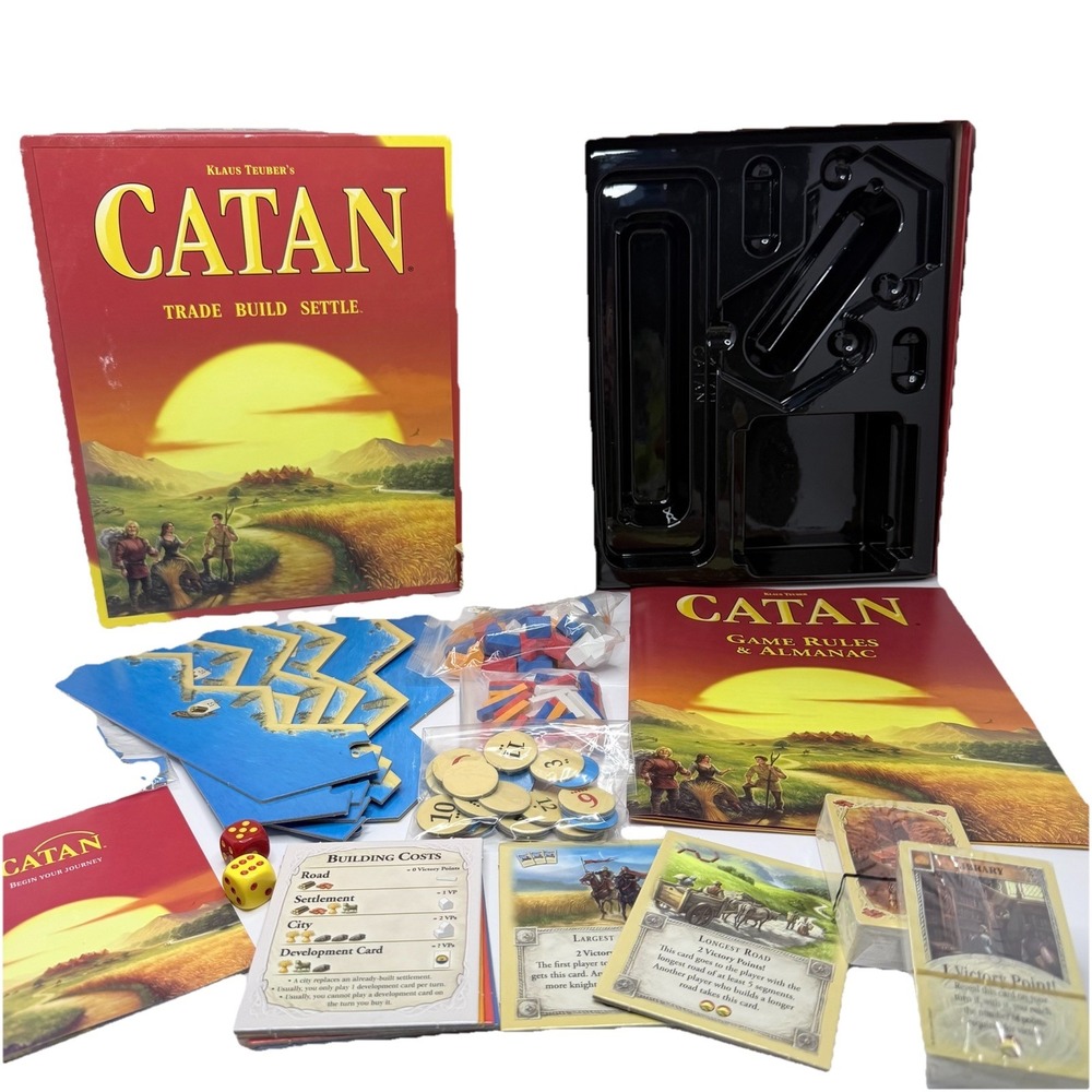 Catan Trade Build Settle Board Game - MFG3071  5th  Edition game night strategic